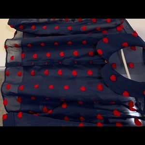 Mod cloth clothing xl hearts everywhere